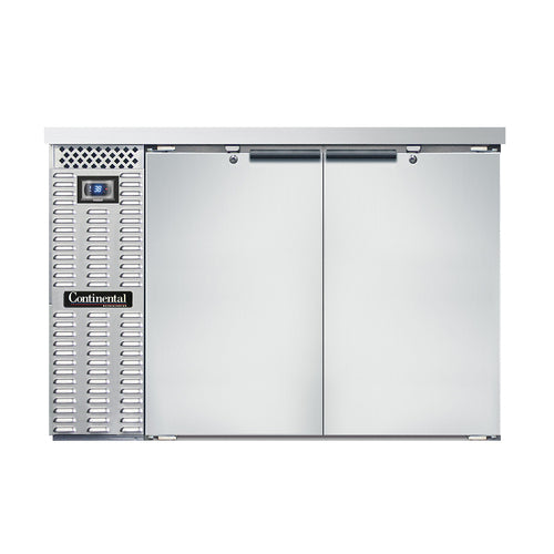Continental BB50SNSS Back Bar Cabinet, Refrigerated