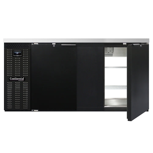 Continental BB69NPT Back Bar Cabinet, Refrigerated, Pass-Thru