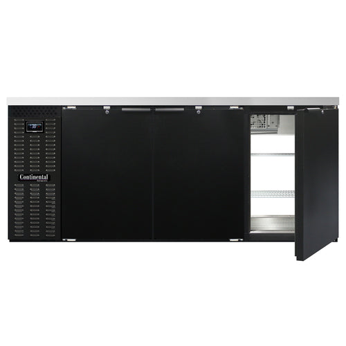 Continental BB79NPT Back Bar Cabinet, Refrigerated, Pass-Thru