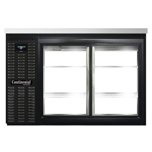 Continental BB50NSGDPT Back Bar Cabinet, Refrigerated, Pass-Thru