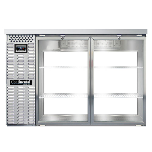 Continental BB50NSSGDPT Back Bar Cabinet, Refrigerated, Pass-Thru