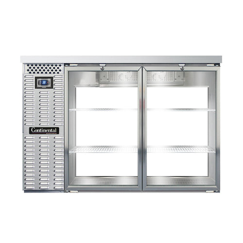 Continental BB50SNSSGDPT Back Bar Cabinet, Refrigerated, Pass-Thru