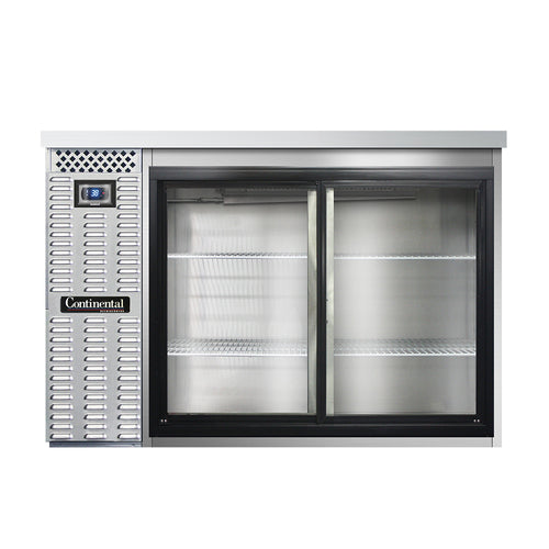 Continental BB50SNSSSGD Back Bar Cabinet, Refrigerated