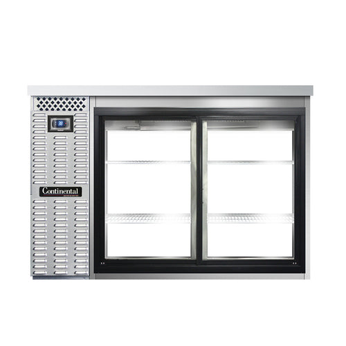 Continental BB50SNSSSGDPT Back Bar Cabinet, Refrigerated, Pass-Thru