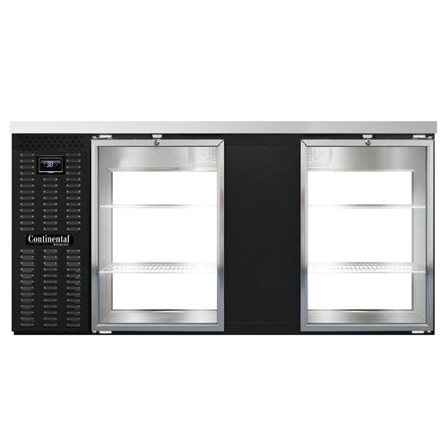 Continental BB69NGDPT Back Bar Cabinet, Refrigerated, Pass-Thru