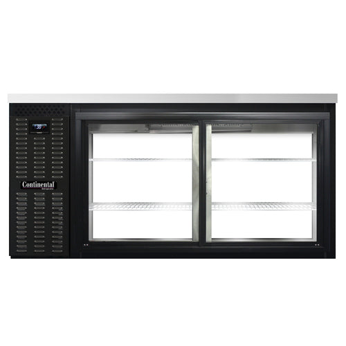 Continental BB69NSGDPT Back Bar Cabinet, Refrigerated, Pass-Thru