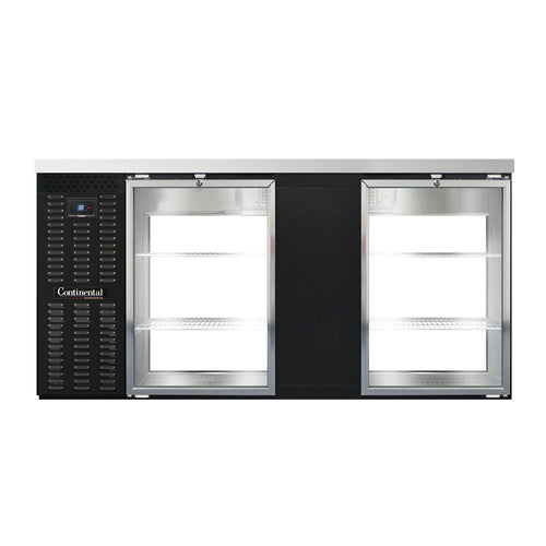Continental BB69SNGDPT Back Bar Cabinet, Refrigerated, Pass-Thru