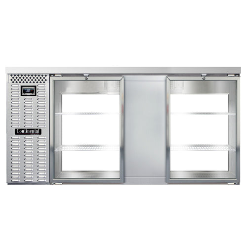 Continental BB69NSSGDPT Back Bar Cabinet, Refrigerated, Pass-Thru