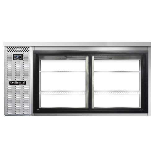 Continental BB69NSSSGDPT Back Bar Cabinet, Refrigerated, Pass-Thru