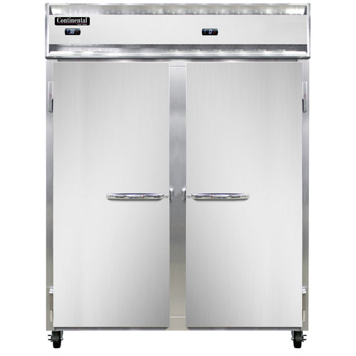 Continental 2RFENSA Refrigerator Freezer, Reach-In