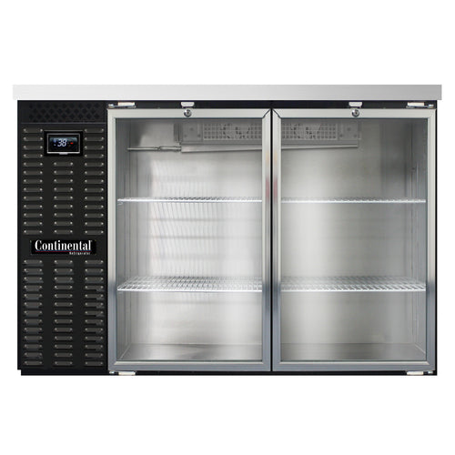 Continental BB50NGD Back Bar Cabinet, Refrigerated