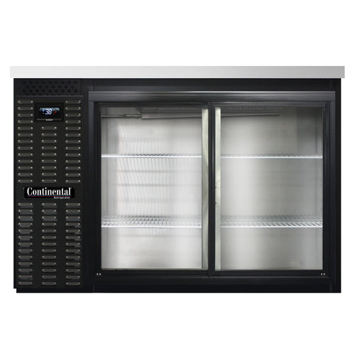 Continental BB50NSGD Back Bar Cabinet, Refrigerated