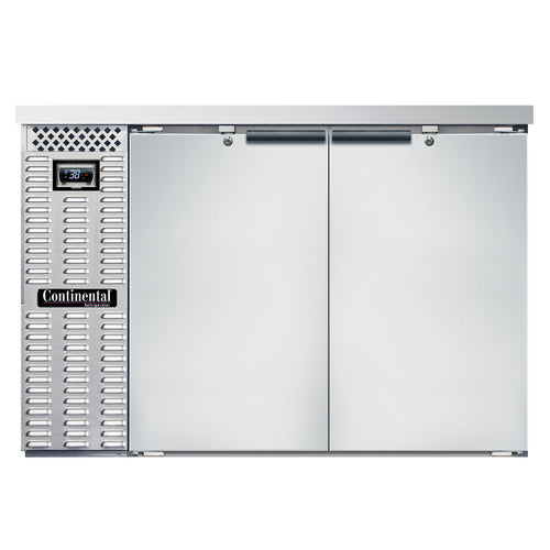 Continental BB50NSS Back Bar Cabinet, Refrigerated
