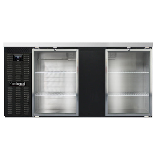 Continental BB69NGD Back Bar Cabinet, Refrigerated