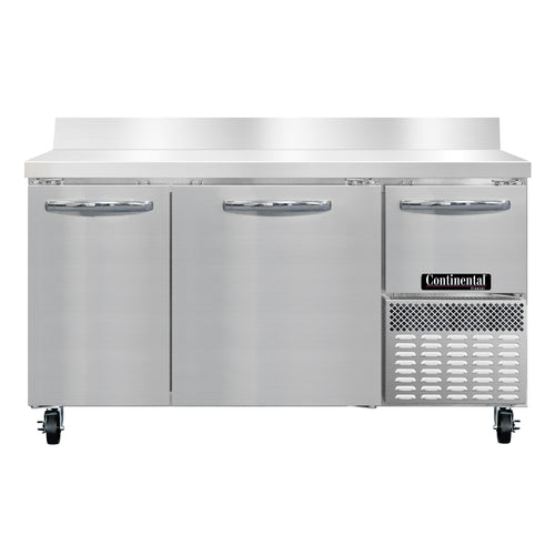 Continental FA60NBS Freezer Counter, Work Top