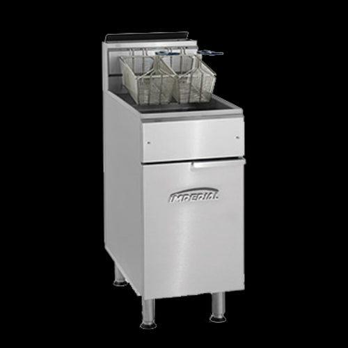 Imperial IFS-75 Fryer, Gas, Floor Model, Full Pot