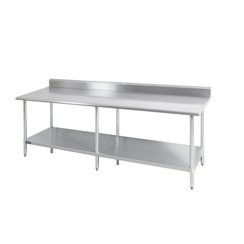 Sapphire SMTB-3096S Work Table,  85" - 96", Stainless Steel Top