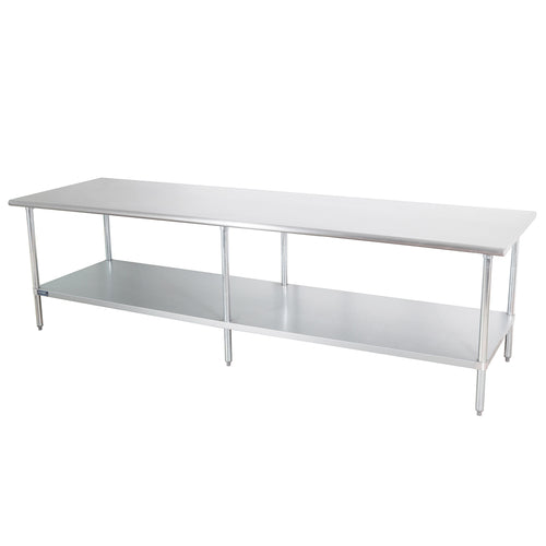 Sapphire SMT-24108G Work Table,  97" - 108", Stainless Steel Top