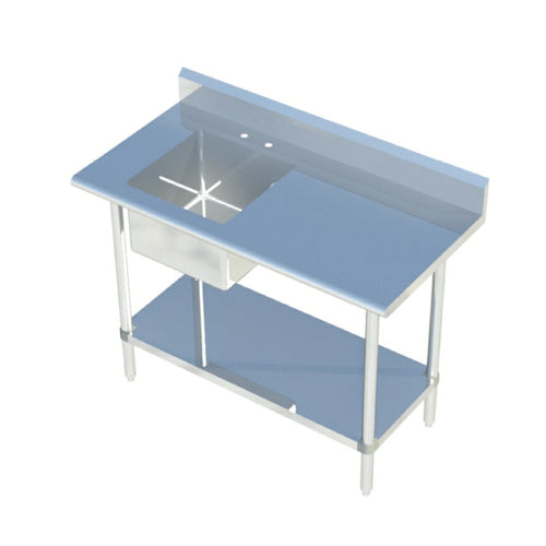 Sapphire SMTPS-2448L Work Table, with Prep Sink(s)