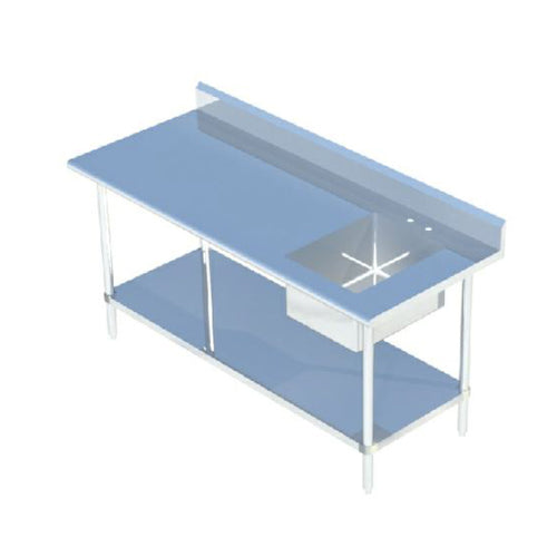 Sapphire SMTPS-3072R Work Table, with Prep Sink(s)