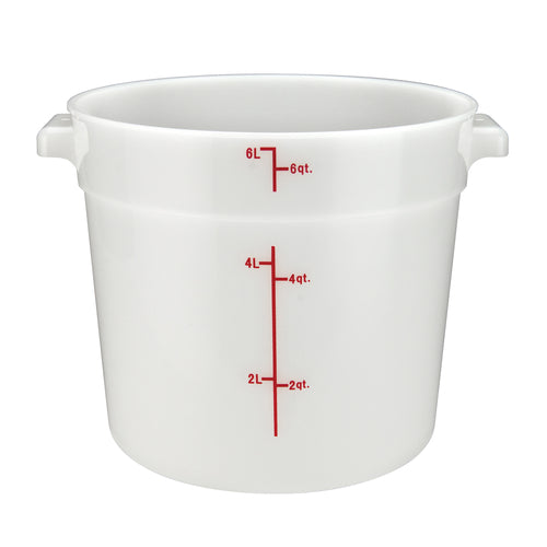 Winco PPRC-6W Food Storage Container