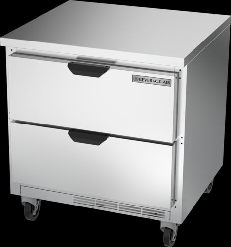 Beverage Air WTRD32AHC-2-FLT Refrigerated Counter, Work Top