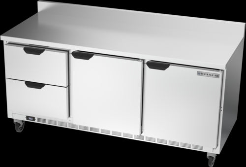 Beverage Air WTRD72AHC-2-FIP Refrigerated Counter, Work Top
