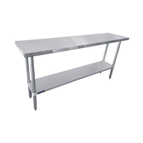 Sapphire SMTE-3672G Work Table,  63" - 72", Stainless Steel Top