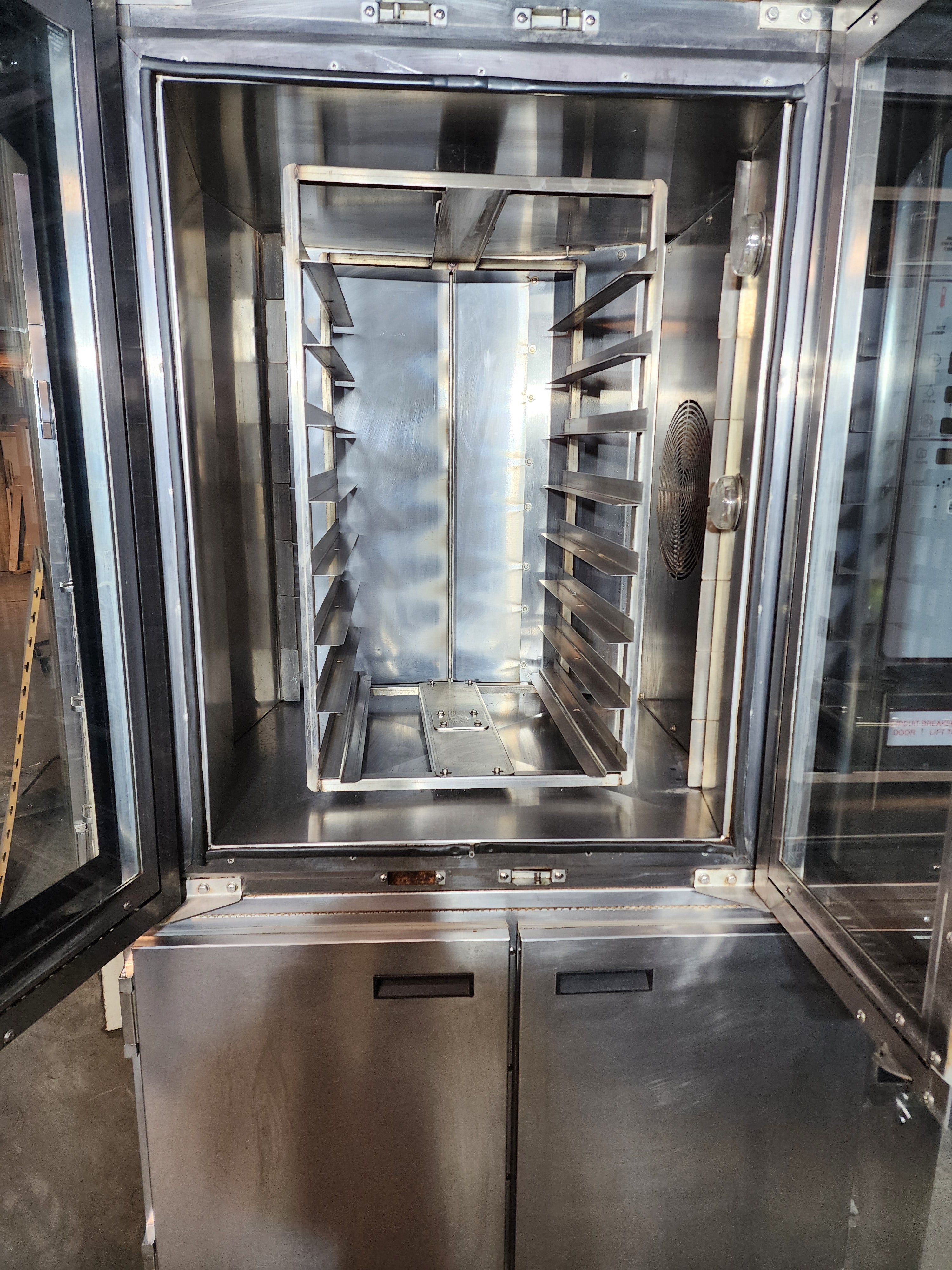 Used Baxter OV310E Electric Rotating Rack Oven - 208v/3ph with proofer (2017)