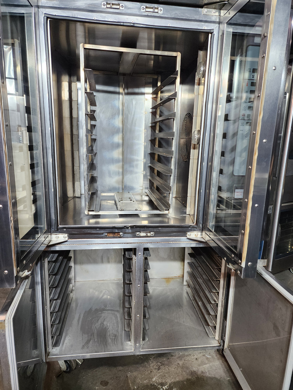 Used Baxter OV310E Electric Rotating Rack Oven - 208v/3ph with proofer (2017)
