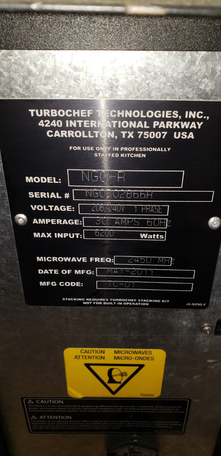 Turbochef sota High speed angi-79