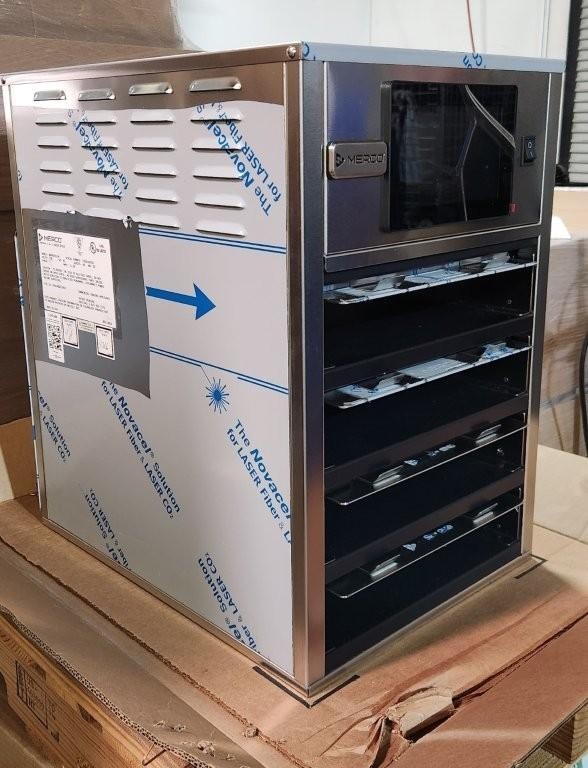 Merco MHD42SSL1W 16 Inch Electric Heated Holding Cabinet Countertop Stainless St