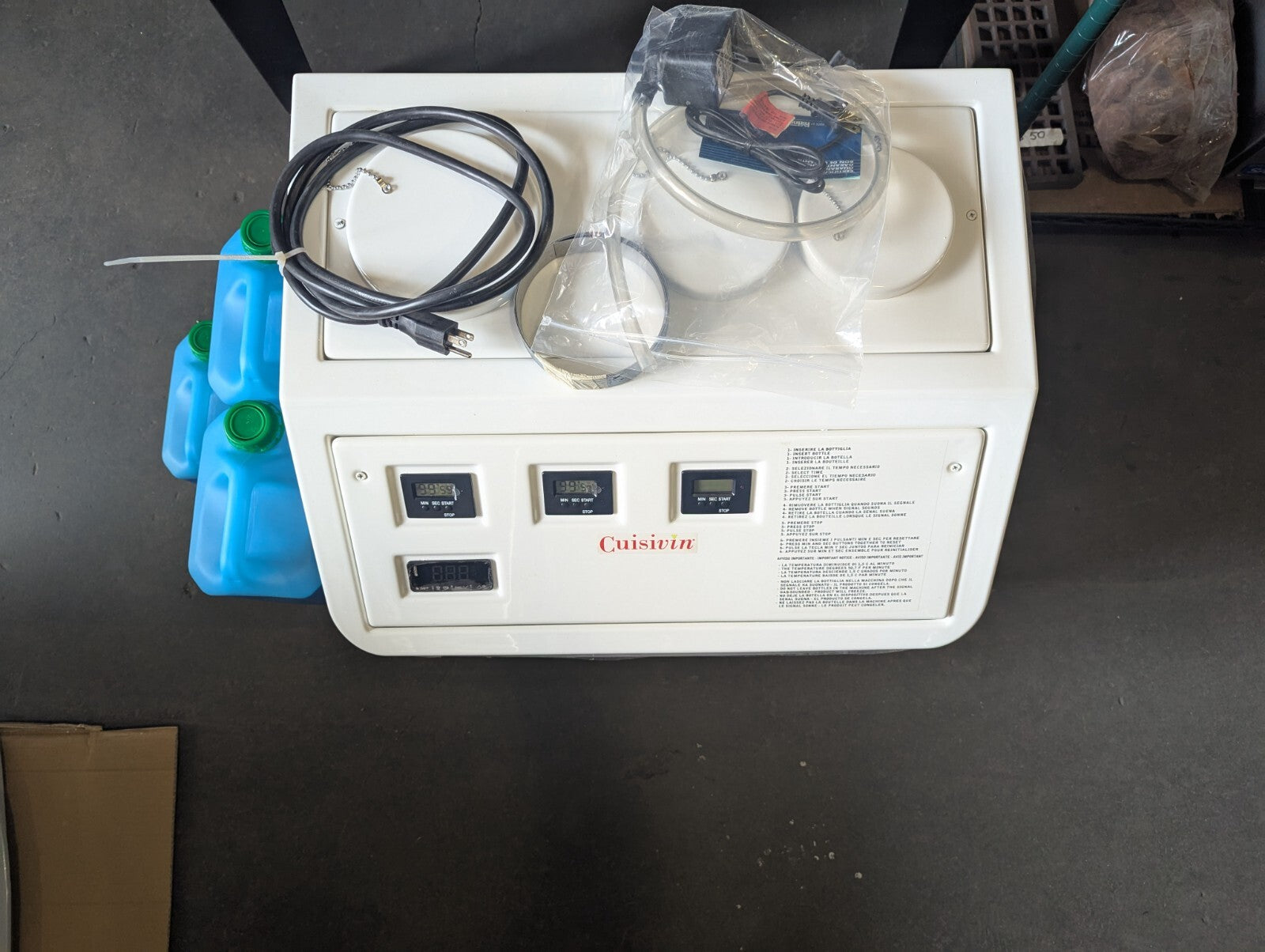 NEW CUISIVIN CHILLA 3 COMMERCIAL COUNTERTOP WINE BOTTLE CHILLER