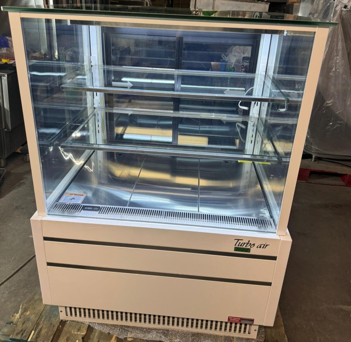 New Turbo Air TCGB-36UF-W-N 36-1/2" Full Service Deli Case w (3) Levels, 115v