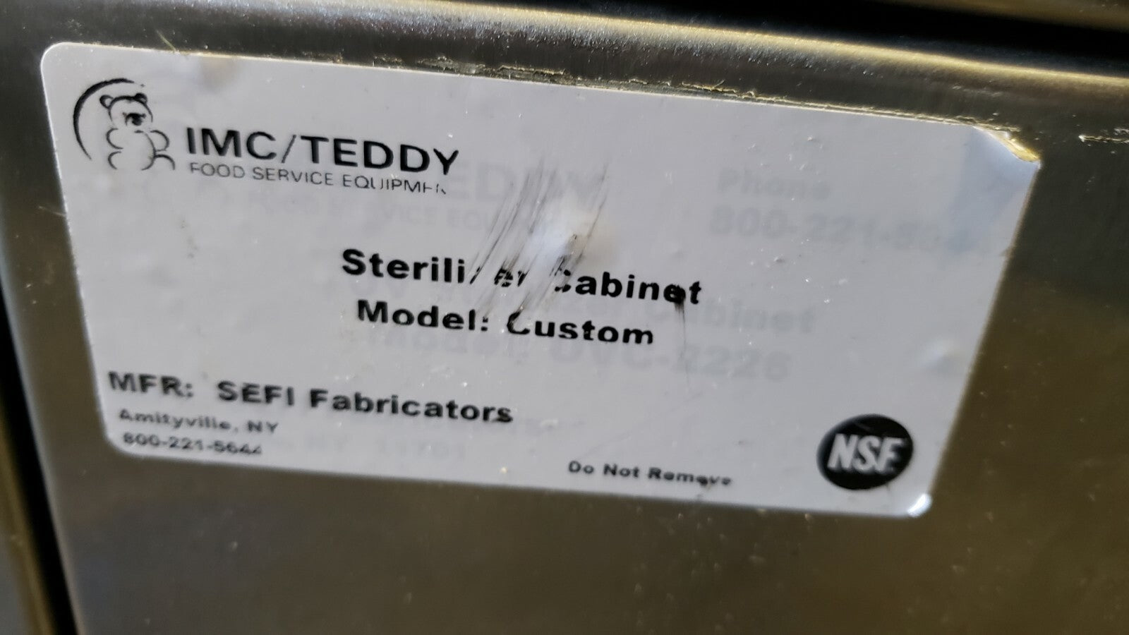 IMC Teddy UVC2226 Sterilizer Cabinet