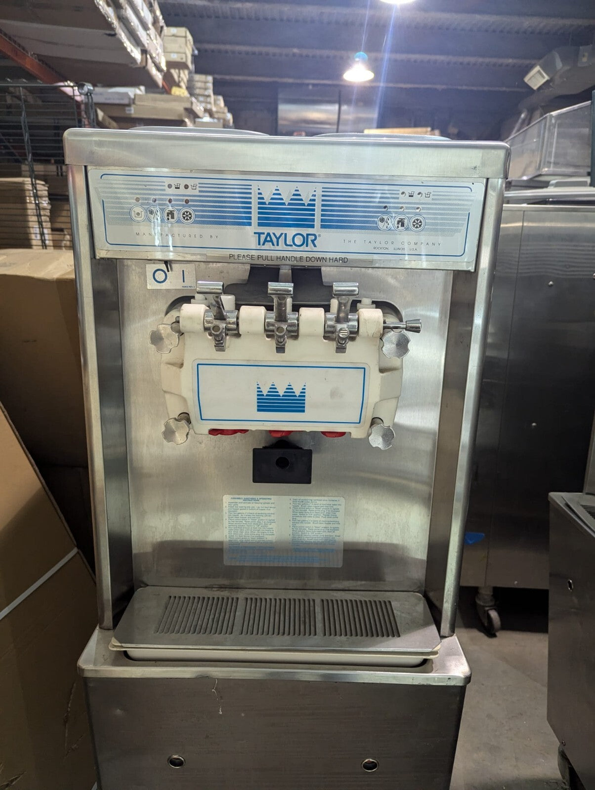 Taylor 791-33 Soft Serve Ice Cream Machine