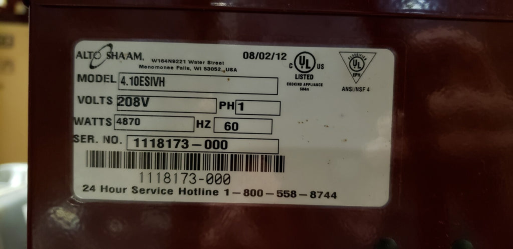 Alto Shaam 4.10ESIVH Combitherm CTExpress Electric