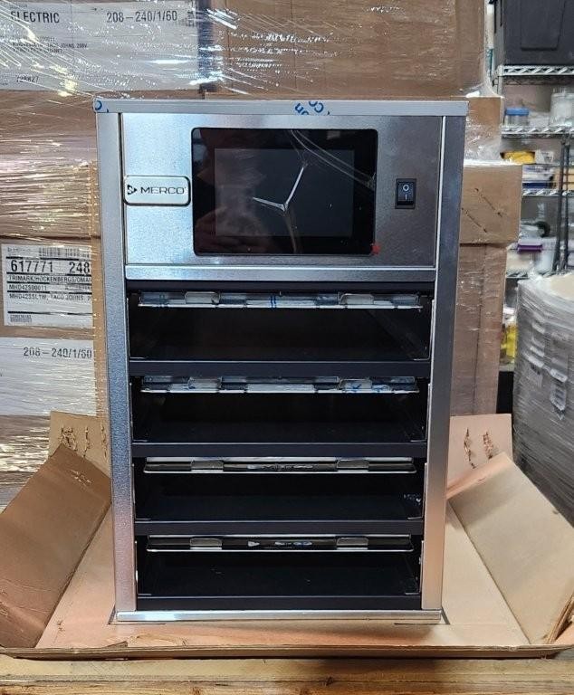 Merco MHD42SSL1W 16 Inch Electric Heated Holding Cabinet Countertop Stainless St