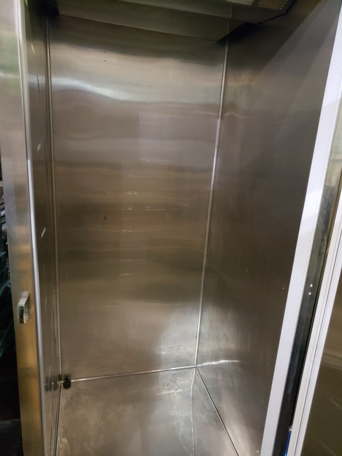 Beverage-Air pr1-1as-xdx  Stainless Steel Solid Door Roll-In