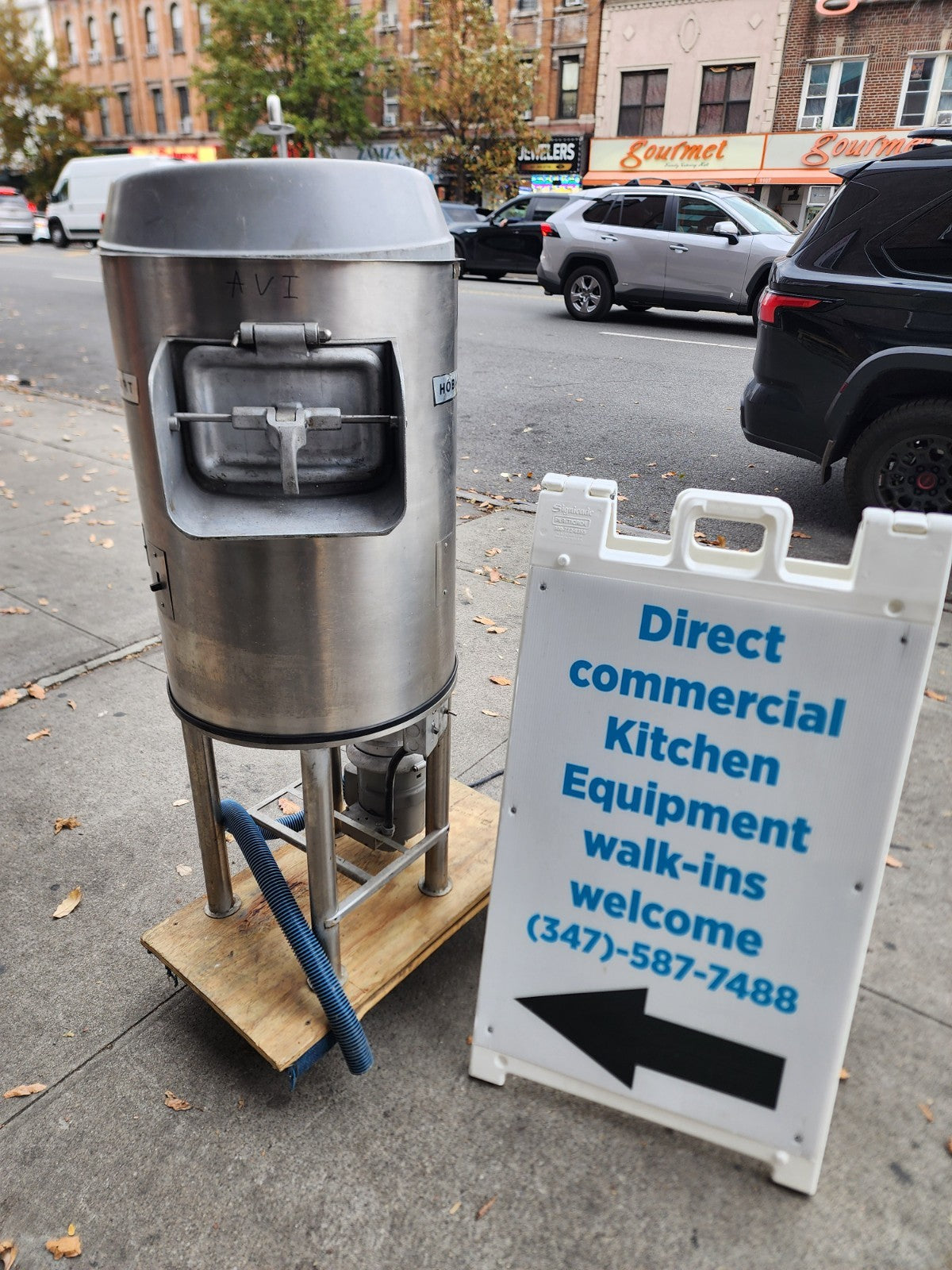 Hobart 6460 60 Pound Potato Peeler with rubbish/trash grinder, Great Condition