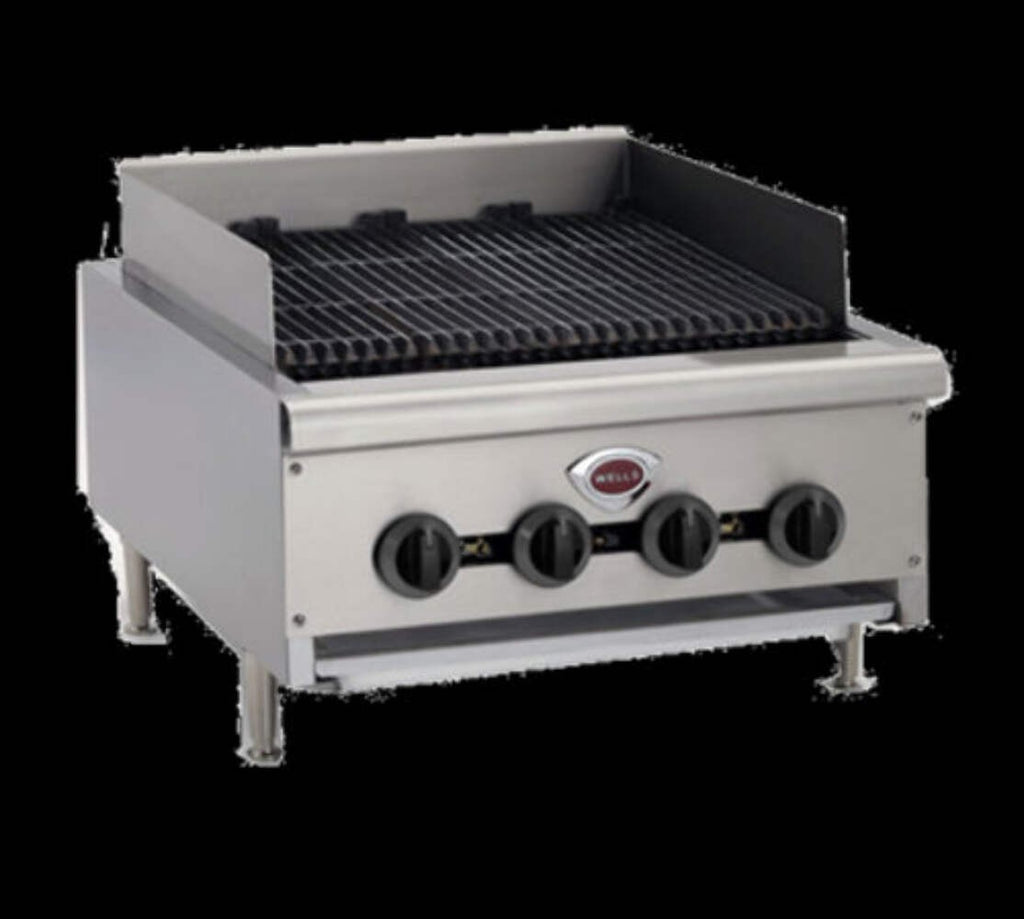 Wells HDCB-2430G Charbroiler, Gas, Countertop
