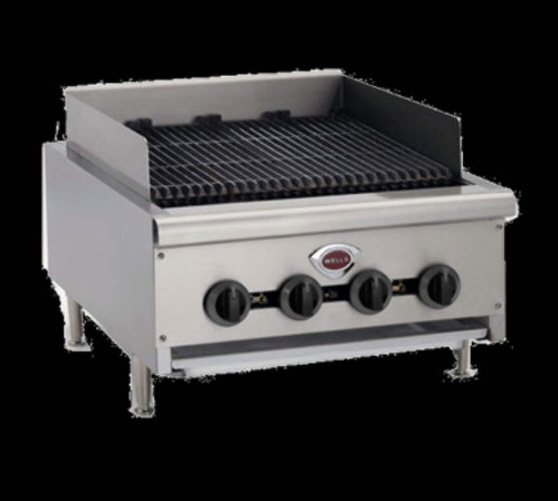 Wells HDCB-2430G Charbroiler, Gas, Countertop