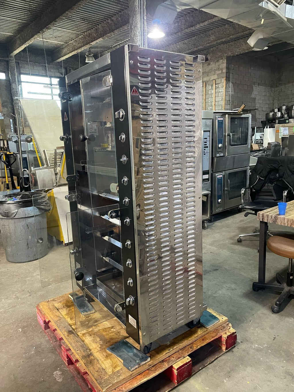 Rotisol USA GF975-8G-LUX Gas 8 Spit Commercial Rotisserie w/24 Bird Capacity, NG