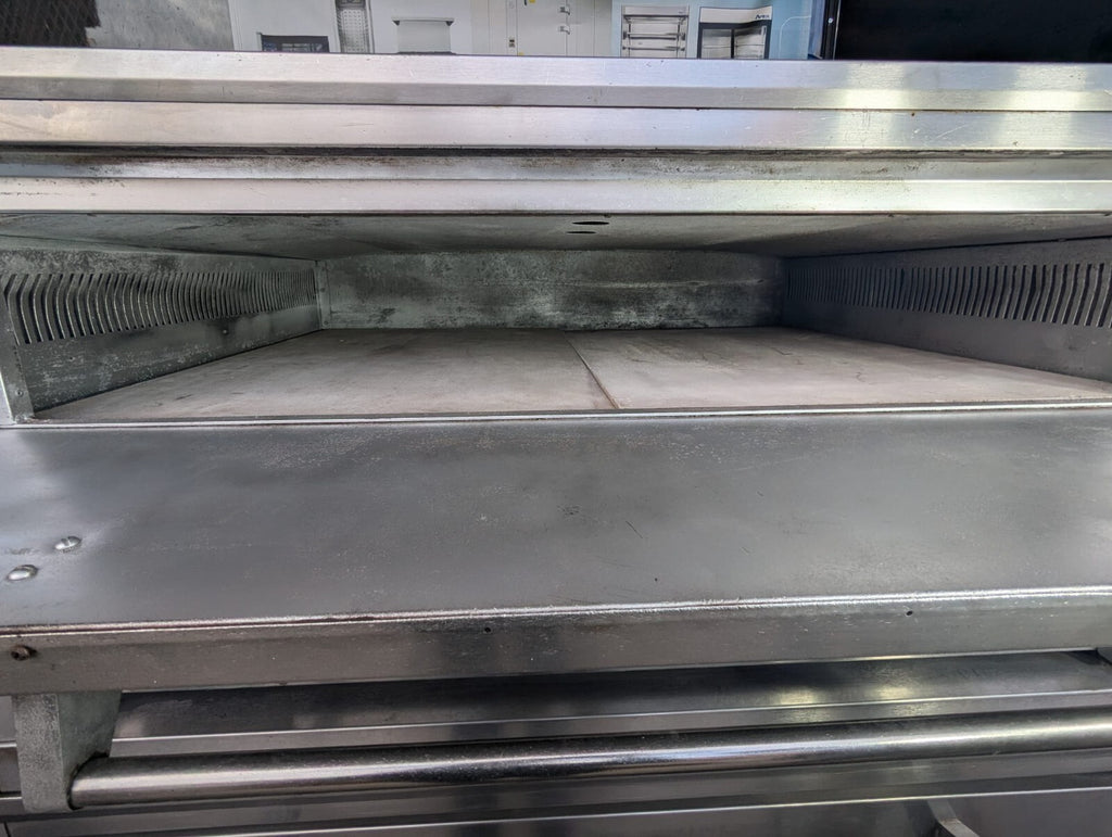 Marsal SD-448STACKED Double Pizza Deck Oven, Natural Gas