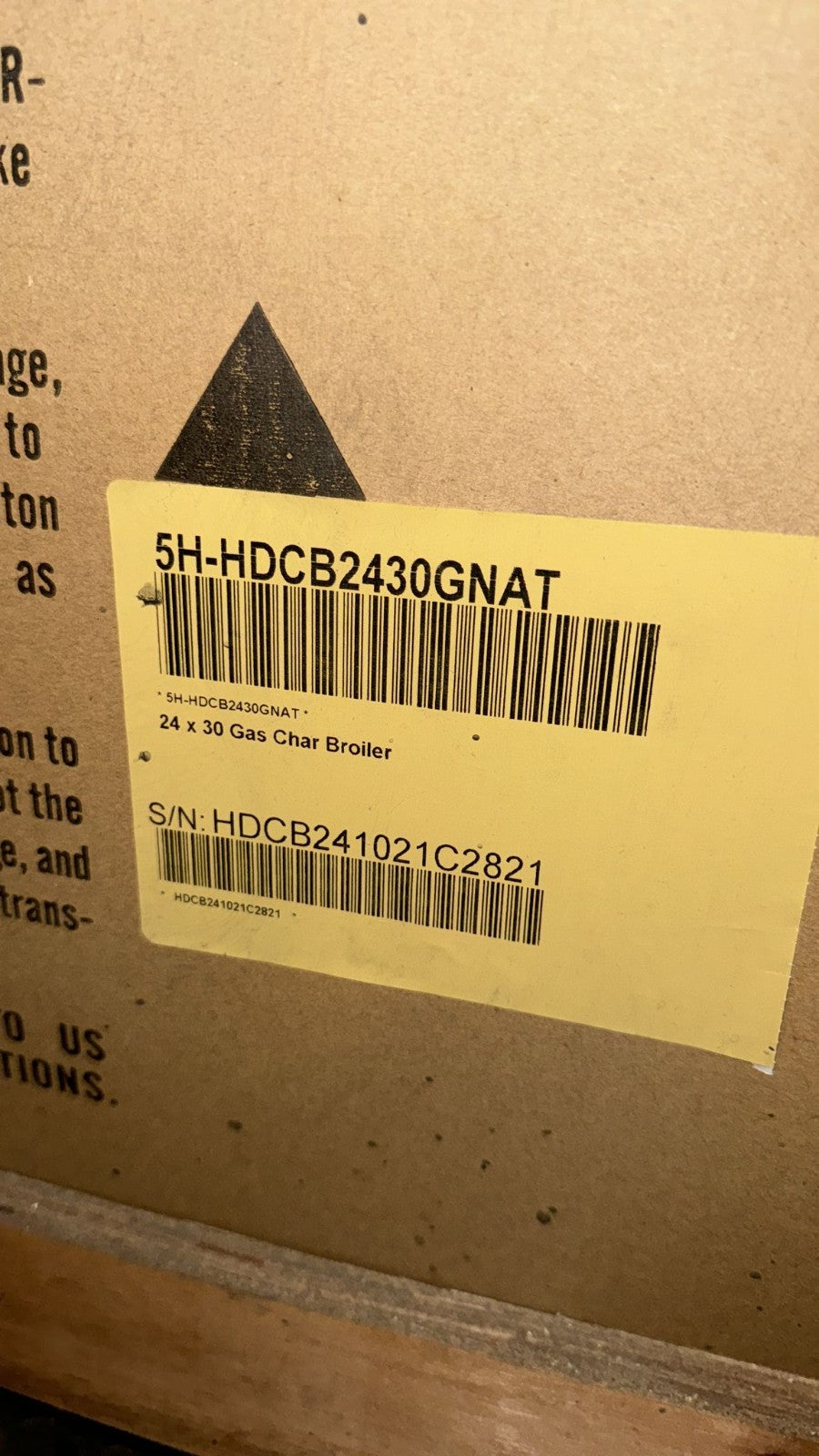 Wells HDCB-2430G Charbroiler, Gas, Countertop