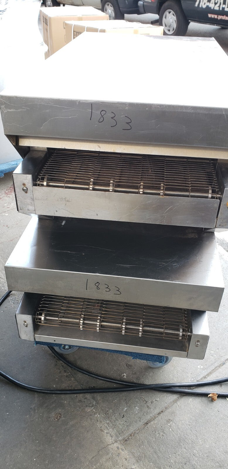 BELLECO JPO-18 MAESTRO ELECTRIC COUNTERTOP CONVEYOR PIZZA SANDWICH OVEN,  1833