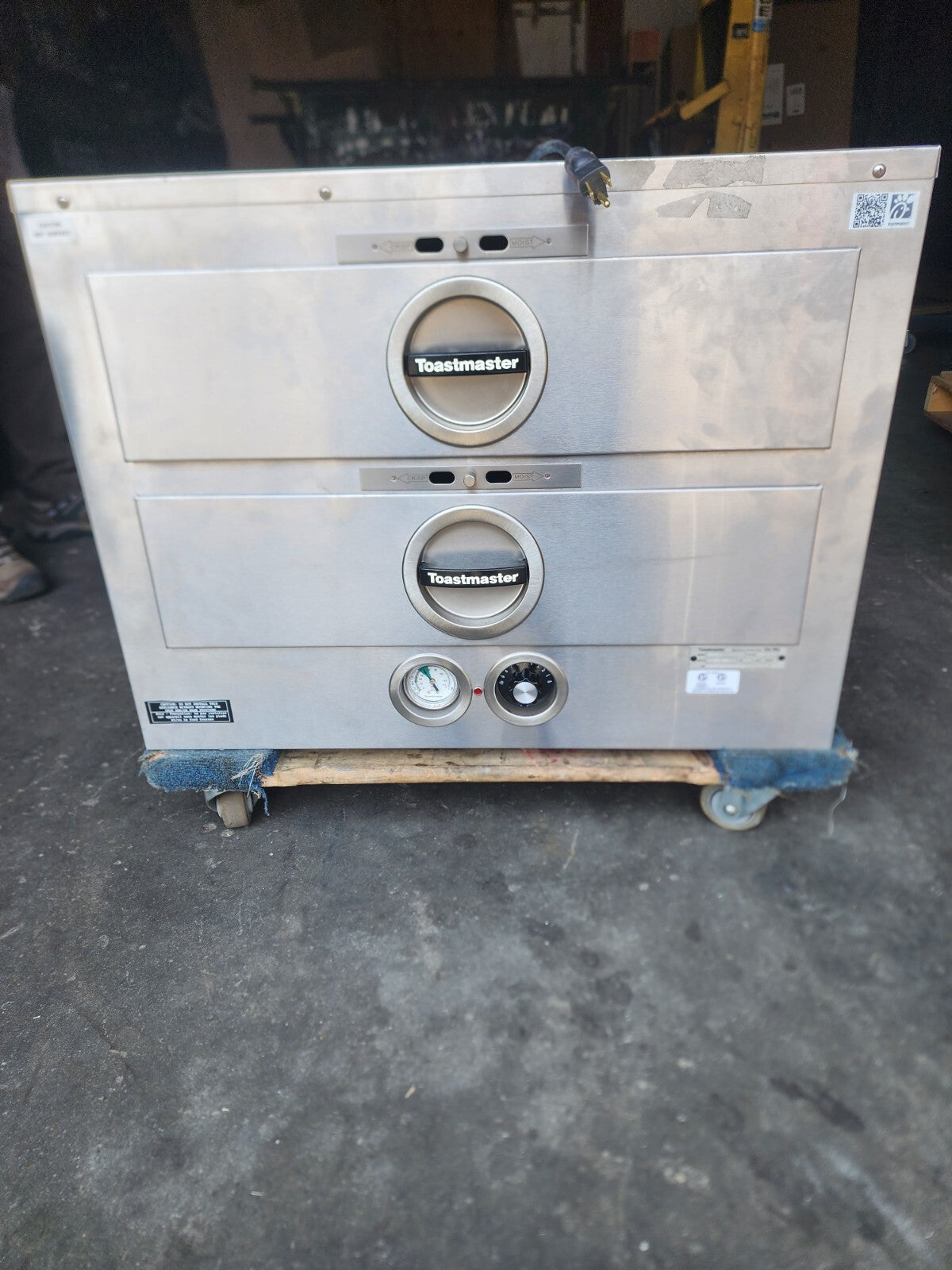 NEW TOASTMASTER 3B82D FREE STANDING TWO DRAWER WARMING UNIT 120V