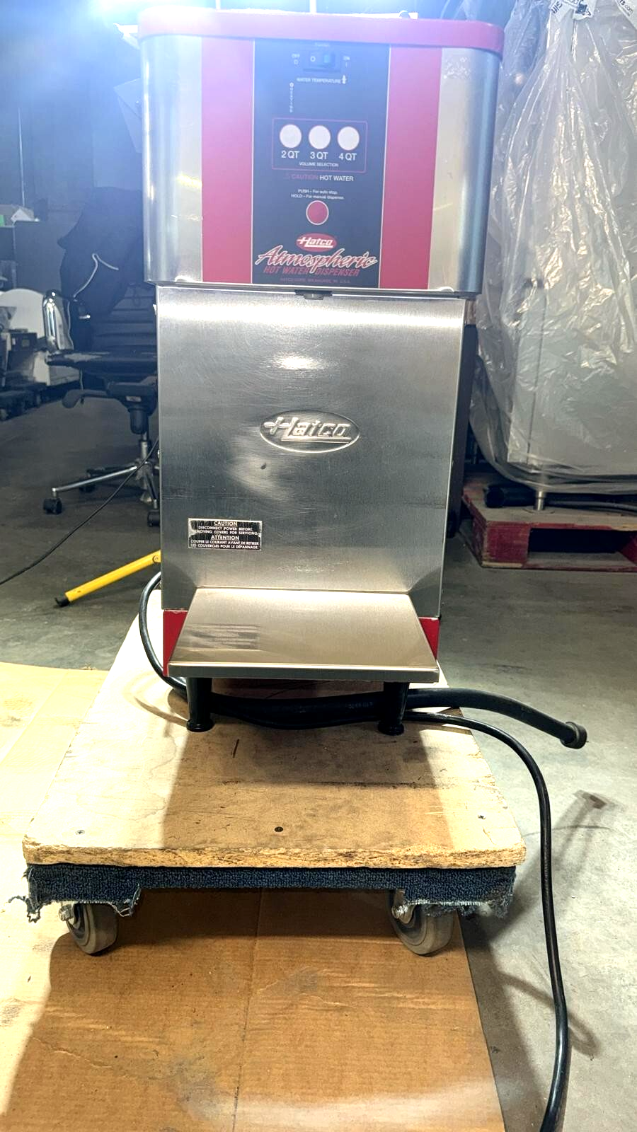 AWD-12 12 Gallon Hatco Atmospheric Hot Water Dispenser