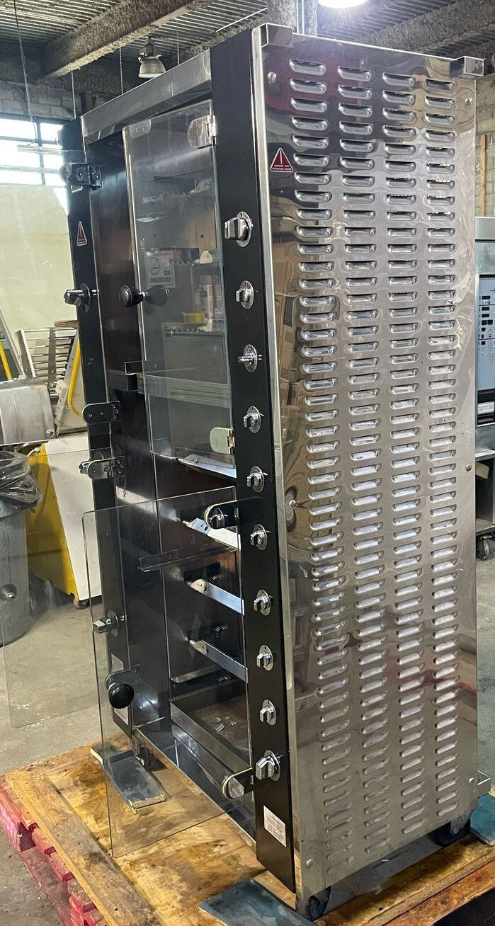Rotisol USA GF975-8G-LUX Gas 8 Spit Commercial Rotisserie w/24 Bird Capacity, NG
