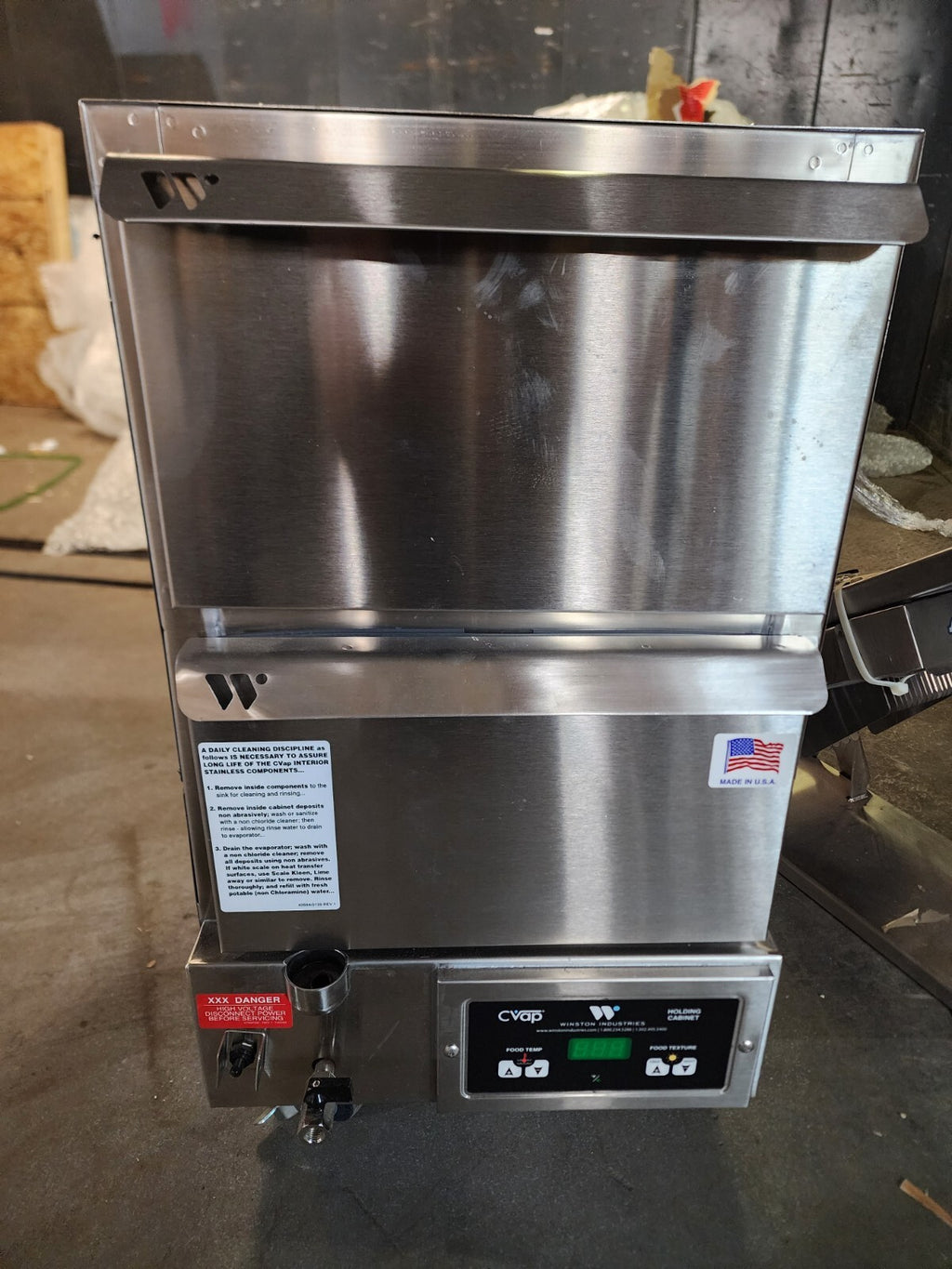 NEW Winston HBB0N2 Stainless Steel 2 Narrow Drawers CVap Hold & Serve Drawer -